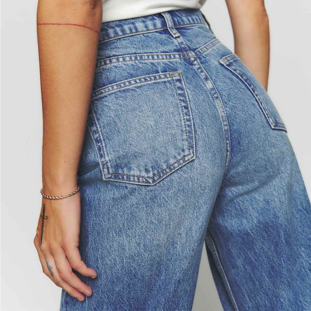 NWT Reformation Cary high rise jeans in Colorado / size 28 - Picture 7 of 10